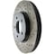 Centric Parts Sport Drilled/Slotted Brake Rotor, 127.65107L 127.65107L - alternate 3